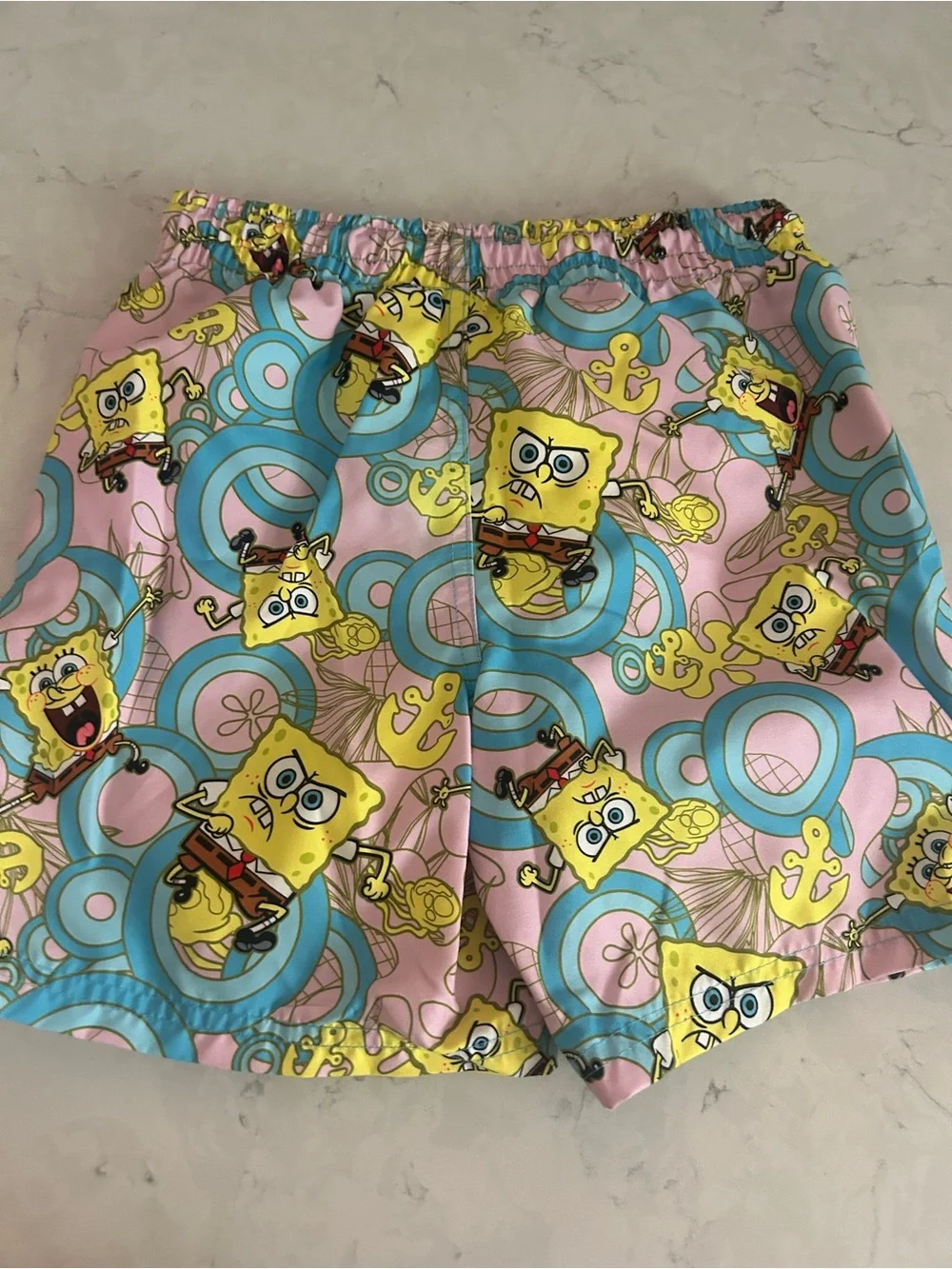 Nickelodeon SpongeBob Pink & Blue Swim Shorts